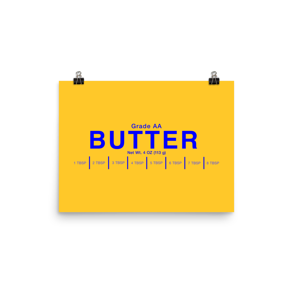 Butter Stick Poster 🧈 - Polychrome Goods