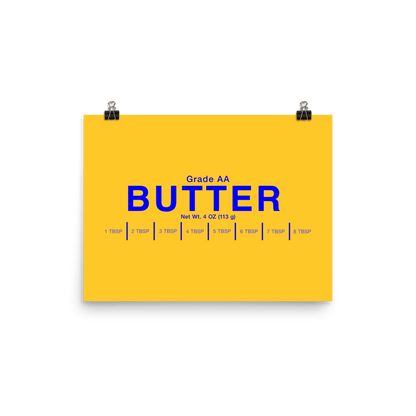 Butter Stick Poster 🧈 - Polychrome Goods