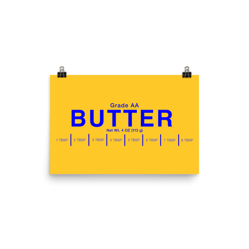 Butter Stick Poster 🧈 – Polychrome Goods