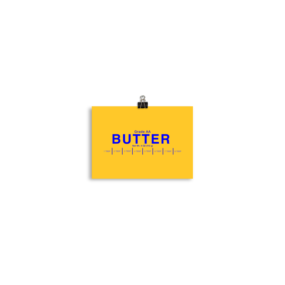 Butter Stick Poster 🧈 - Polychrome Goods