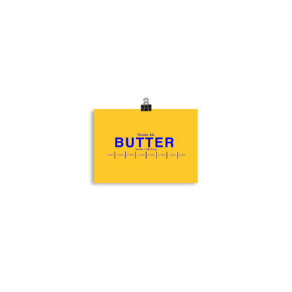 Butter Stick Poster 🧈 - Polychrome Goods