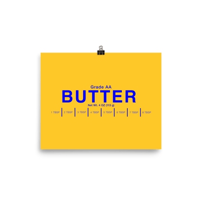 Butter Stick Poster 🧈 - Polychrome Goods