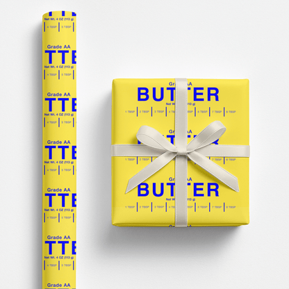 Butter 🧈 Wrapping Paper - Polychrome Goods