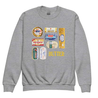 Butters of Europe Youth Kids Sweatshirt - Polychrome Goods 🍊