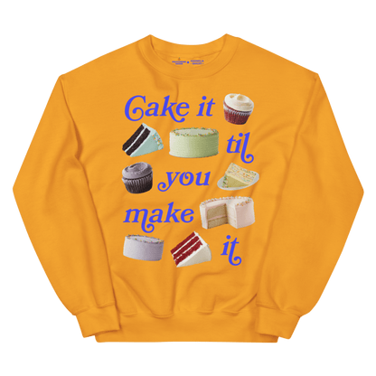 Cake It Til You Make It Sweatshirt – Magnolia Bakery x Polychrome Goods - Polychrome Goods