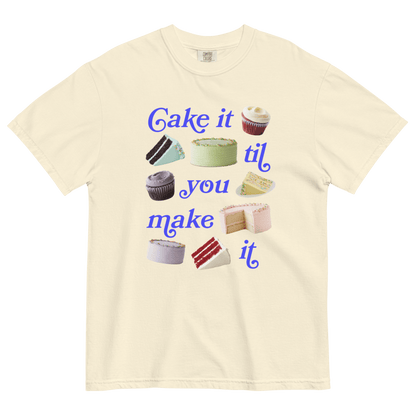 Cake It Til You Make It T-Shirt - Polychrome Goods x Magnolia Bakery - Polychrome Goods 🍊