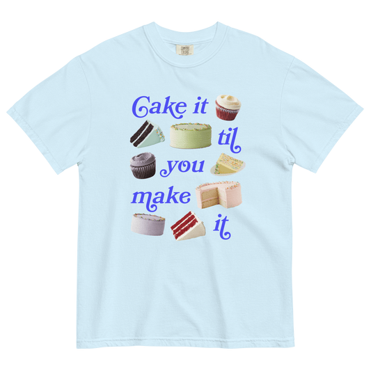 Cake It Til You Make It T-Shirt - Polychrome Goods x Magnolia Bakery - Polychrome Goods 🍊