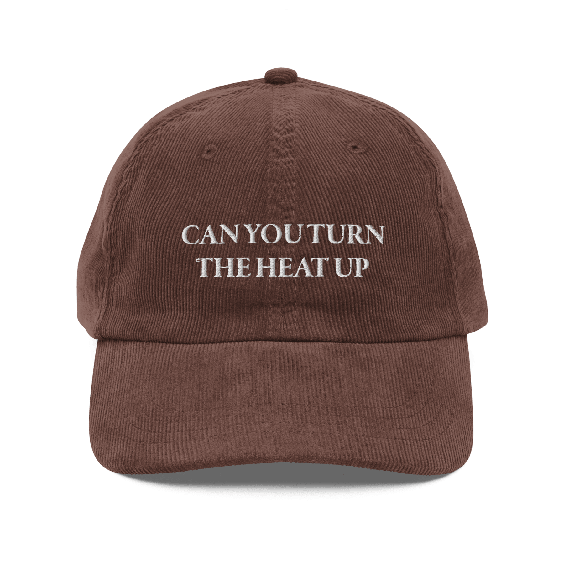 CAN YOU TURN THE HEAT UP Embroidered Hat - Polychrome Goods