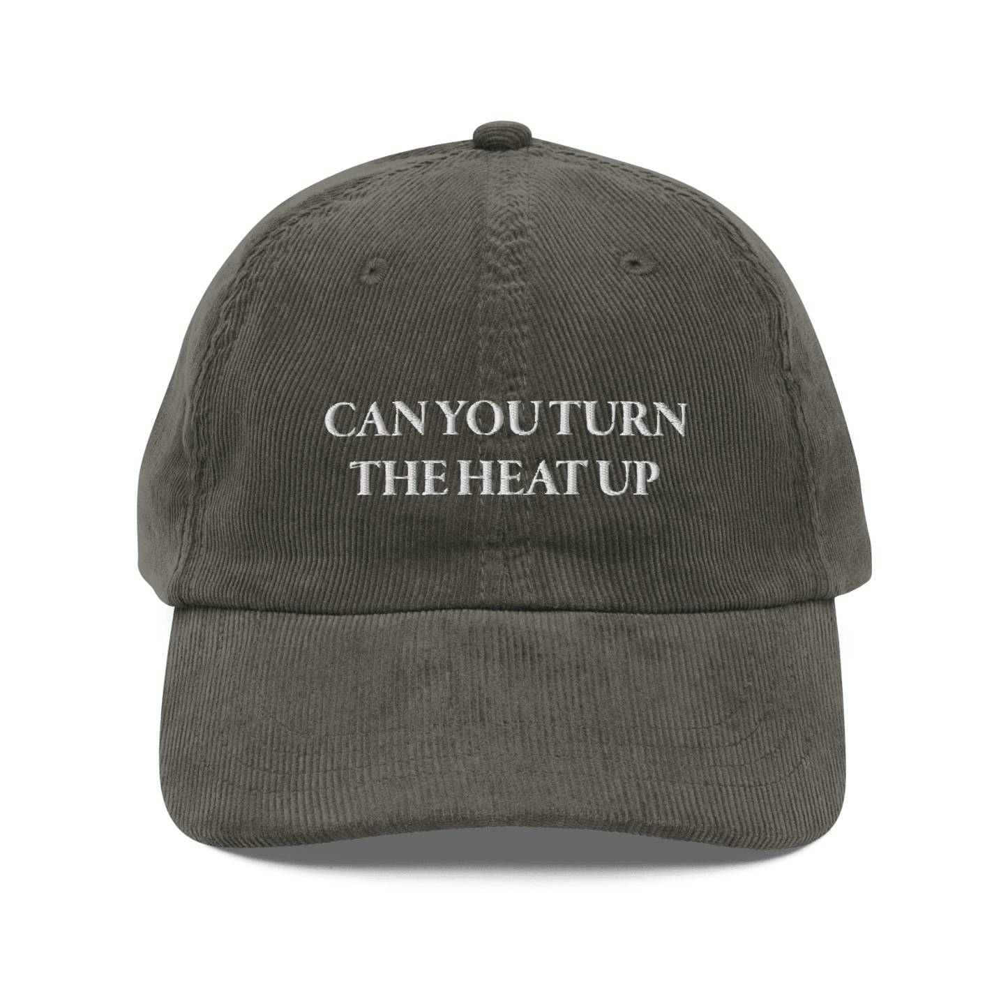 CAN YOU TURN THE HEAT UP Embroidered Hat - Polychrome Goods
