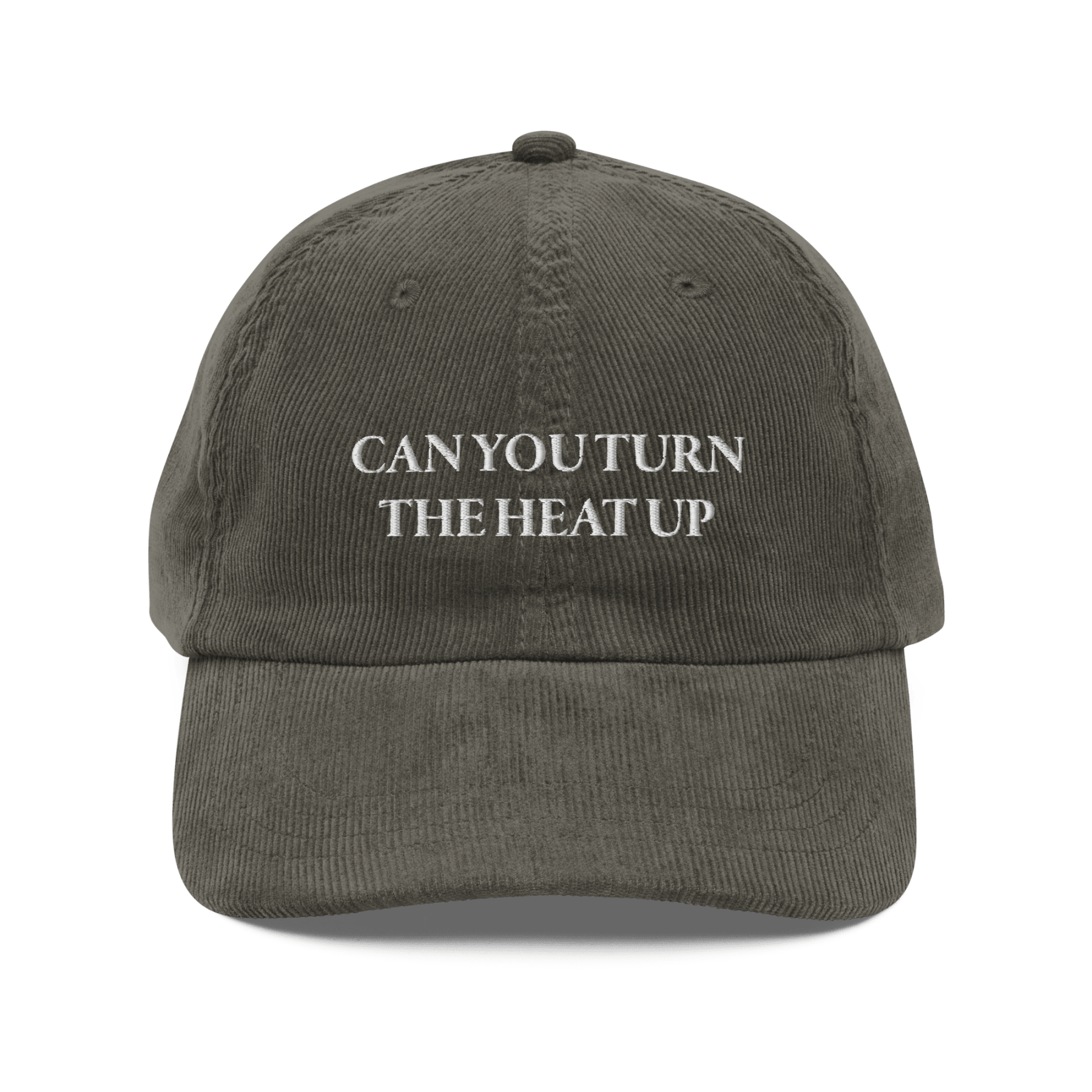 CAN YOU TURN THE HEAT UP Embroidered Hat - Polychrome Goods