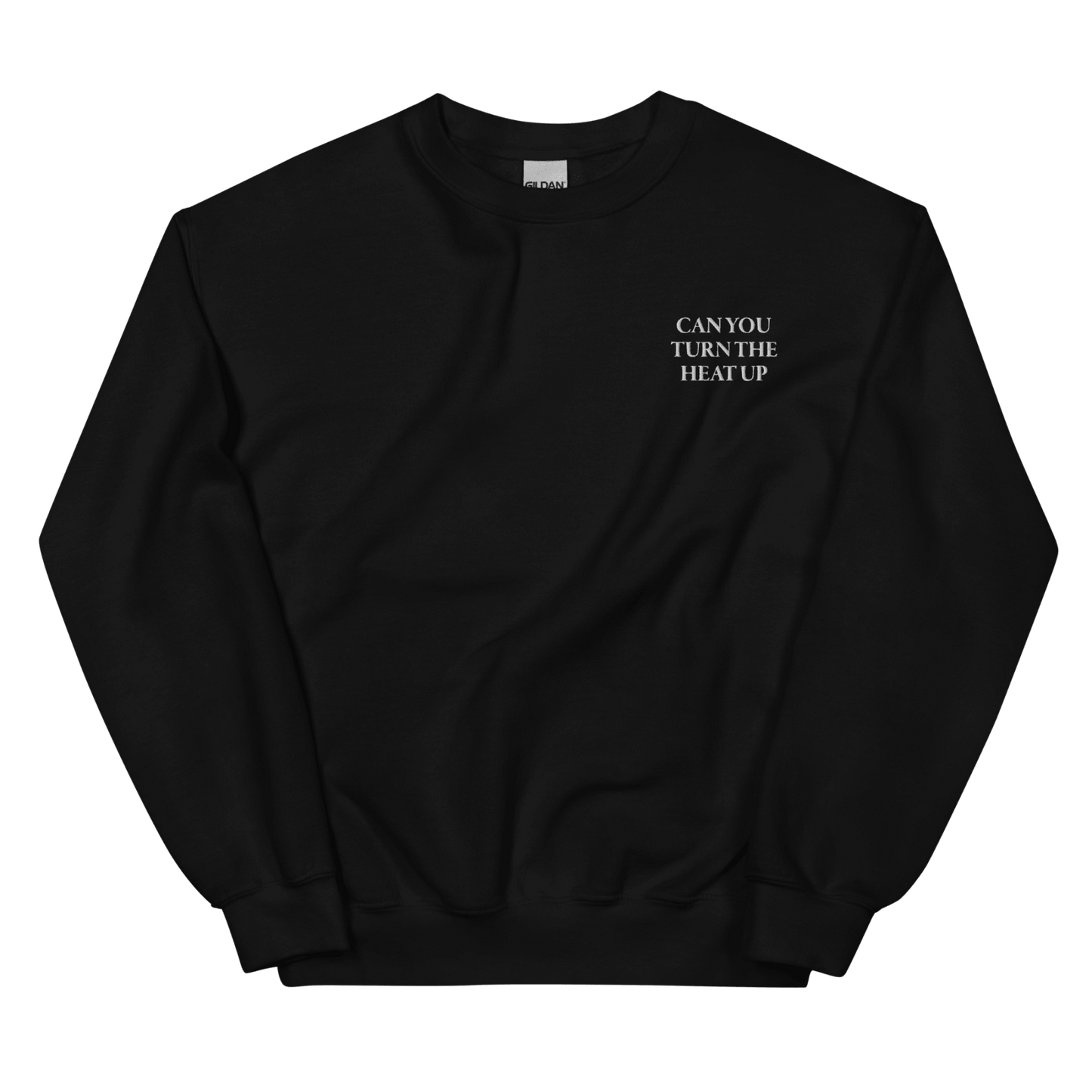 CAN YOU TURN THE HEAT UP Embroidered Sweatshirt - Polychrome Goods