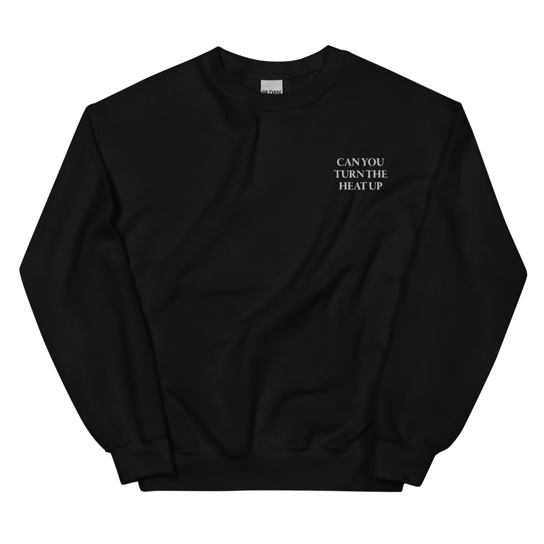 CAN YOU TURN THE HEAT UP Embroidered Sweatshirt - Polychrome Goods