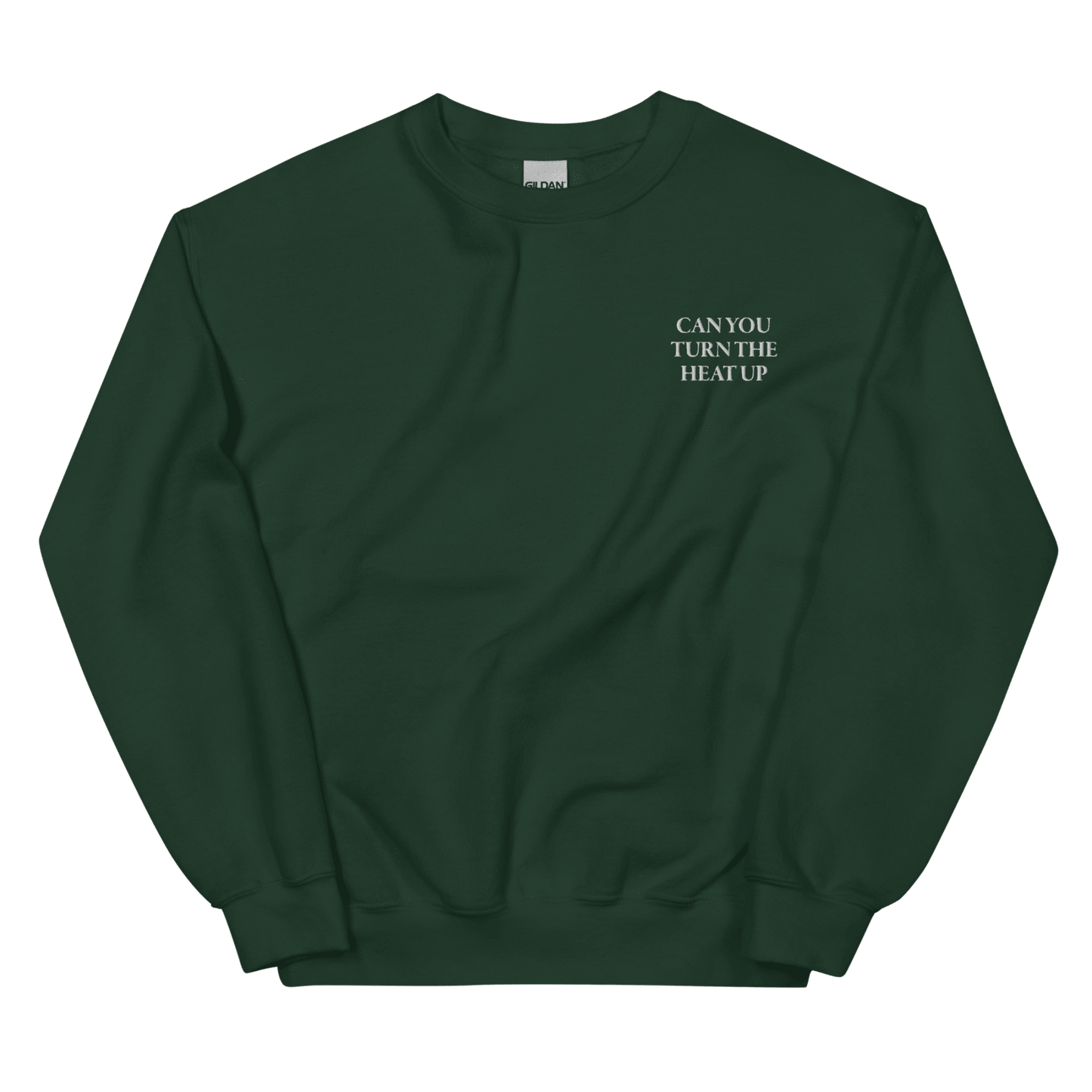 CAN YOU TURN THE HEAT UP Embroidered Sweatshirt - Polychrome Goods