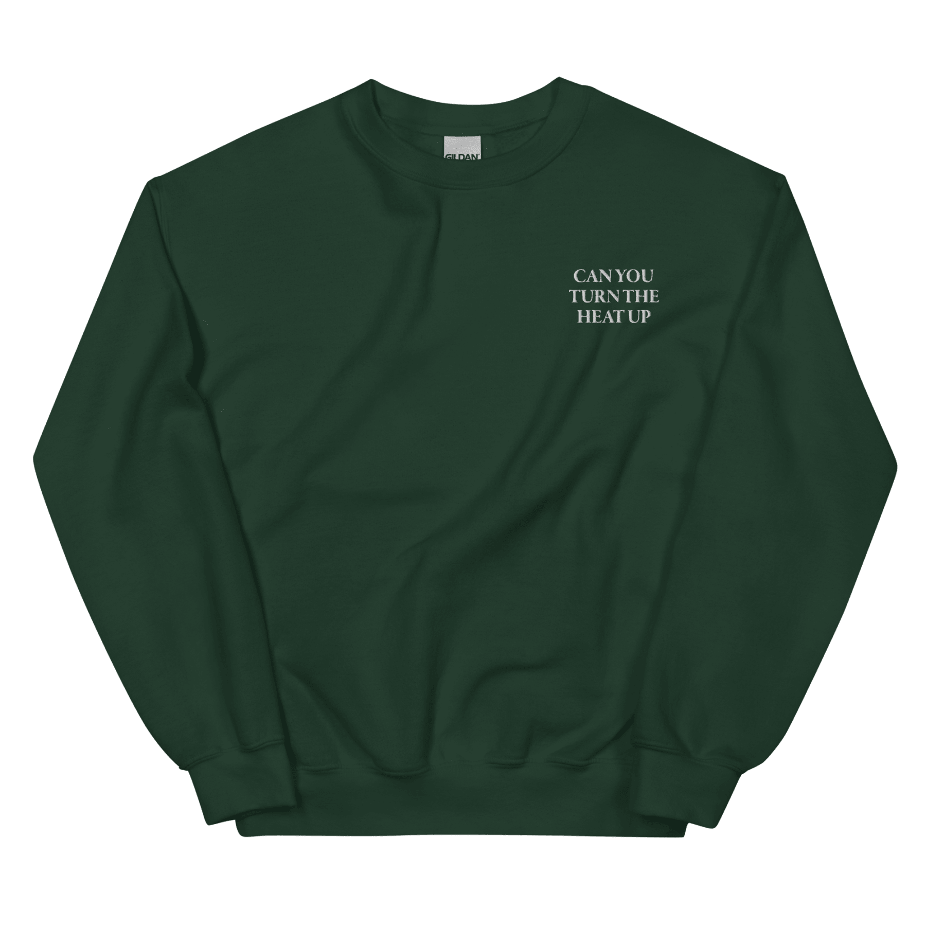 CAN YOU TURN THE HEAT UP Embroidered Sweatshirt - Polychrome Goods