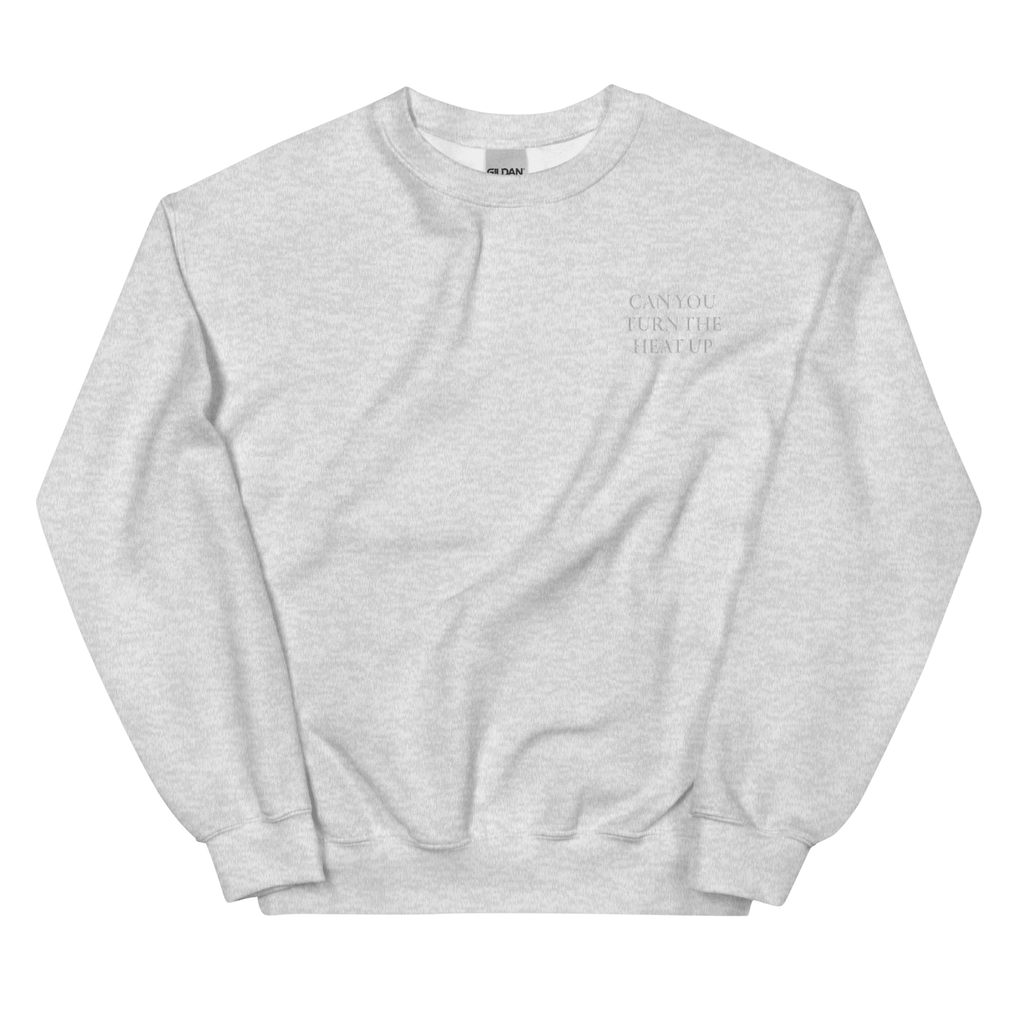 CAN YOU TURN THE HEAT UP Embroidered Sweatshirt - Polychrome Goods