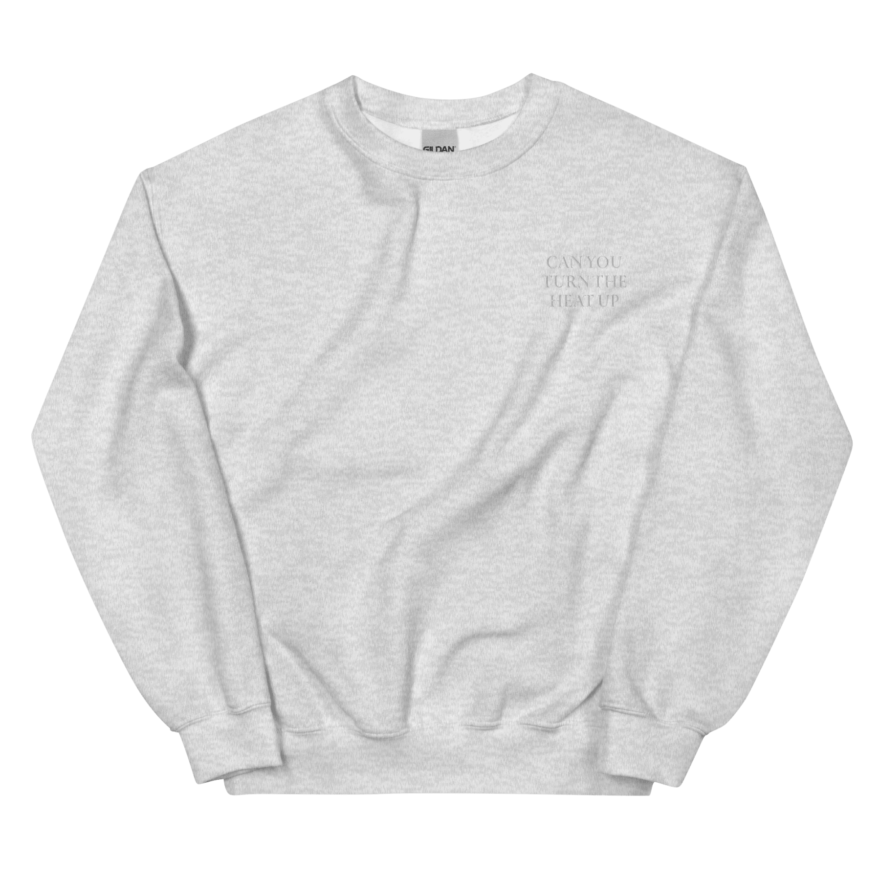 CAN YOU TURN THE HEAT UP Embroidered Sweatshirt - Polychrome Goods