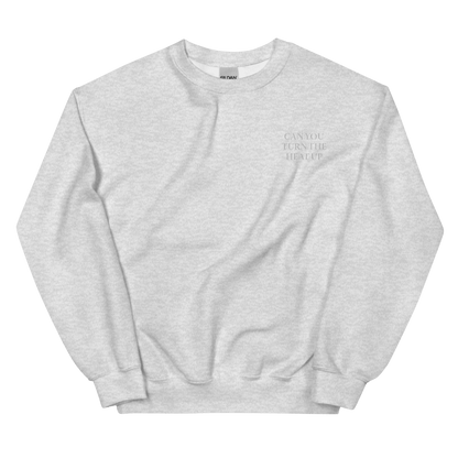 CAN YOU TURN THE HEAT UP Embroidered Sweatshirt - Polychrome Goods