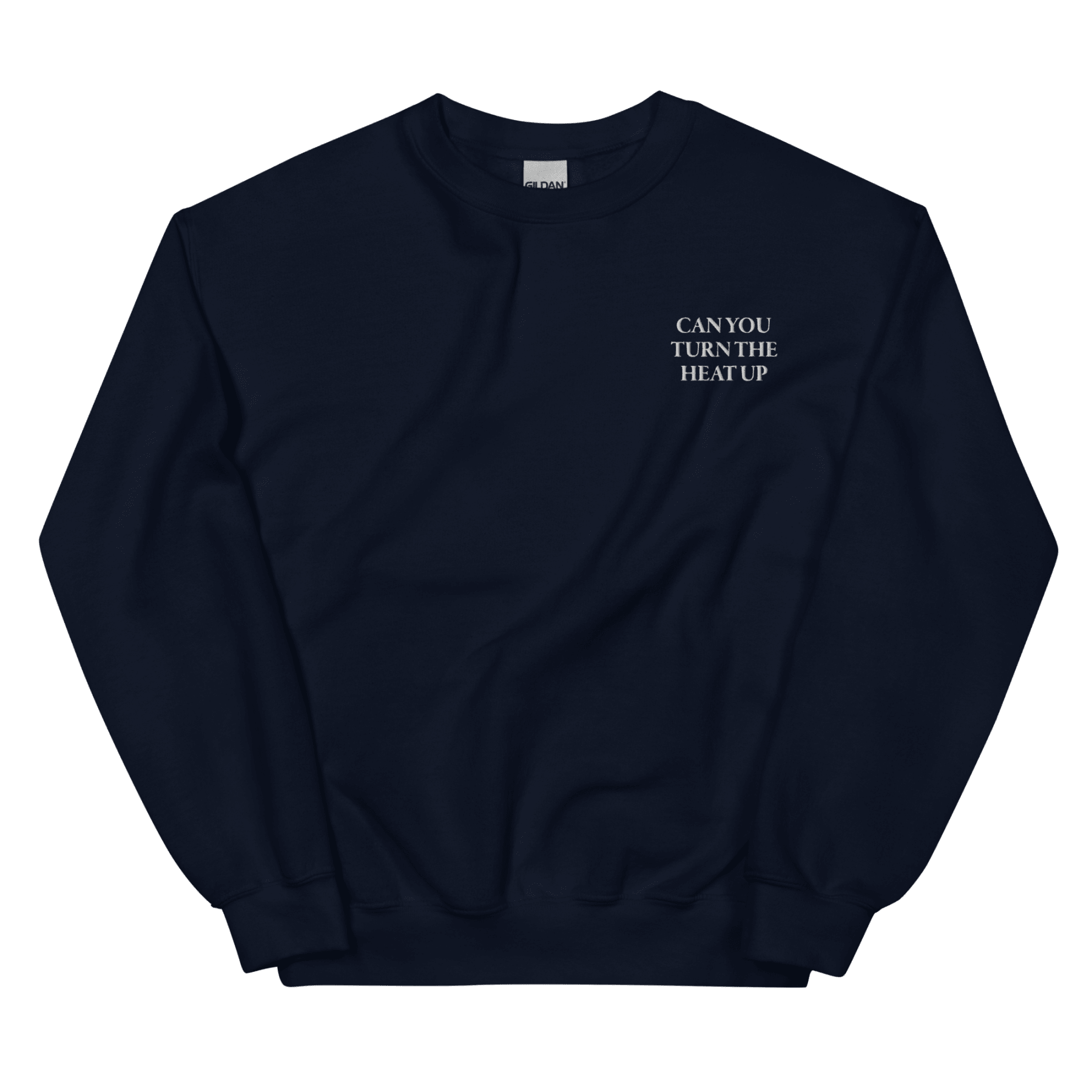 CAN YOU TURN THE HEAT UP Embroidered Sweatshirt - Polychrome Goods