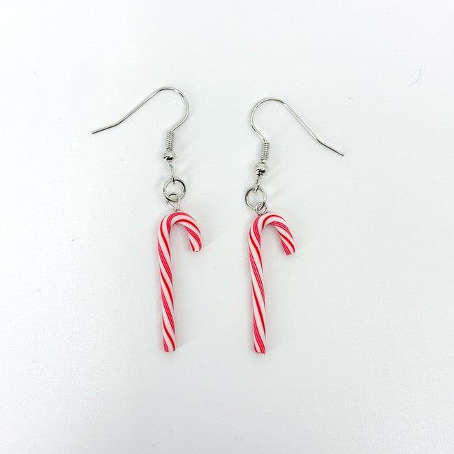 Candy Cane Earrings - Polychrome Goods 🍊