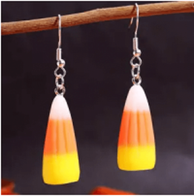 Candy Corn Earrings - Polychrome Goods 🍊