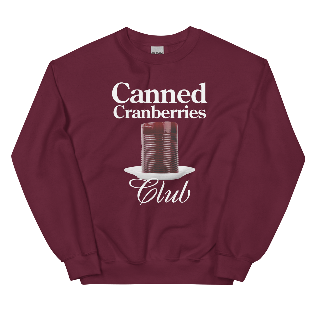 Canned Cranberries Club Thanksgiving Sweatshirt - Polychrome Goods 🍊