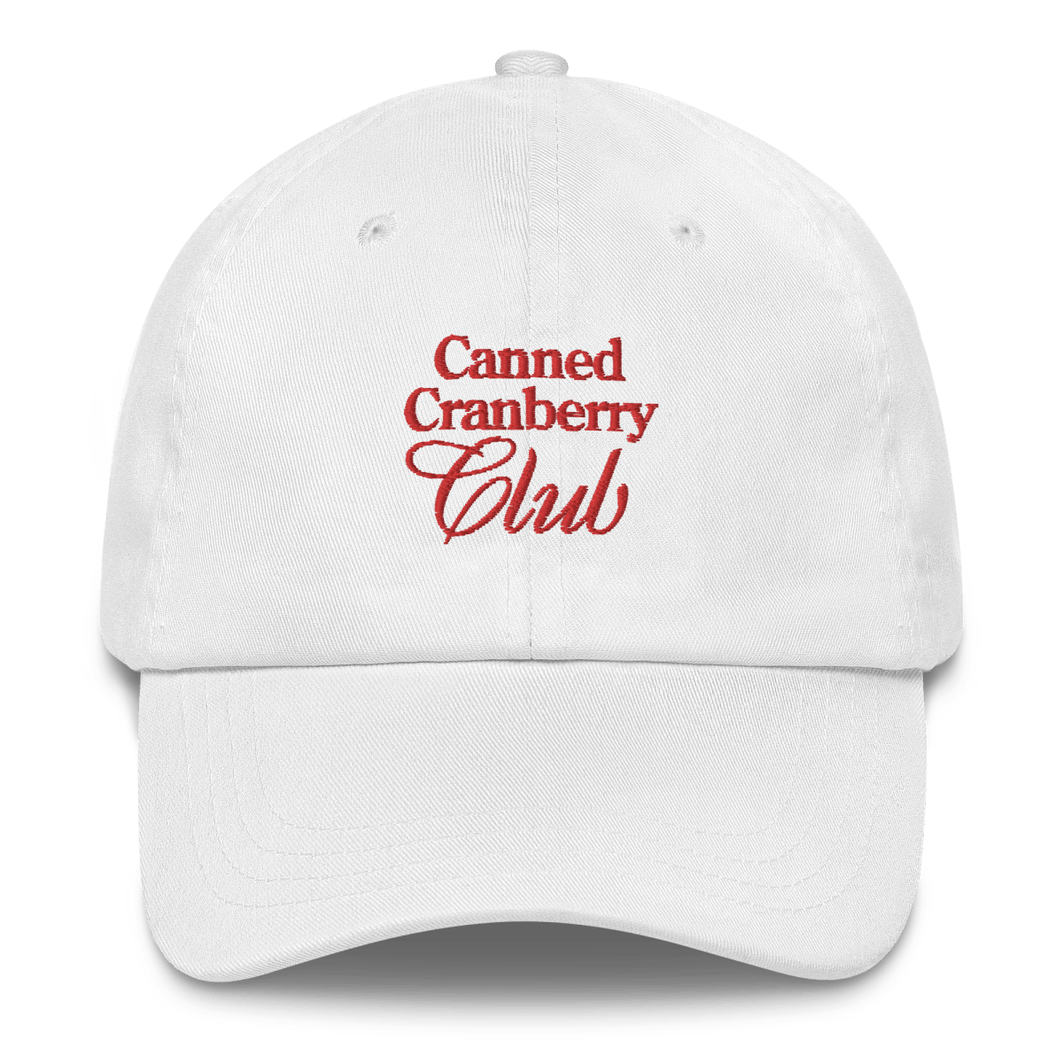 Canned Cranberry Club Embroidered Hat - Polychrome Goods 🍊