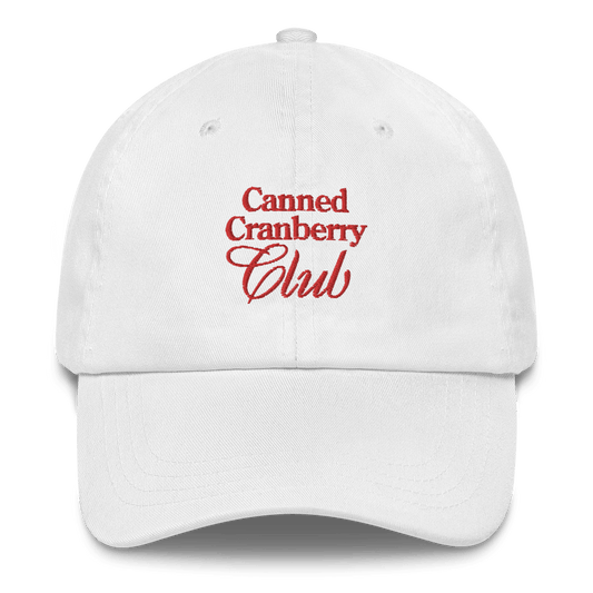 Canned Cranberry Club Embroidered Hat - Polychrome Goods 🍊