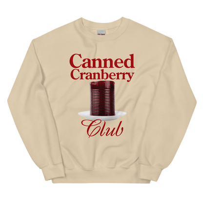 Canned Cranberry Club Thanksgiving Sweatshirt - Polychrome Goods 🍊