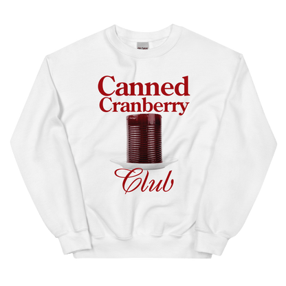 Canned Cranberry Club Thanksgiving Sweatshirt - Polychrome Goods 🍊