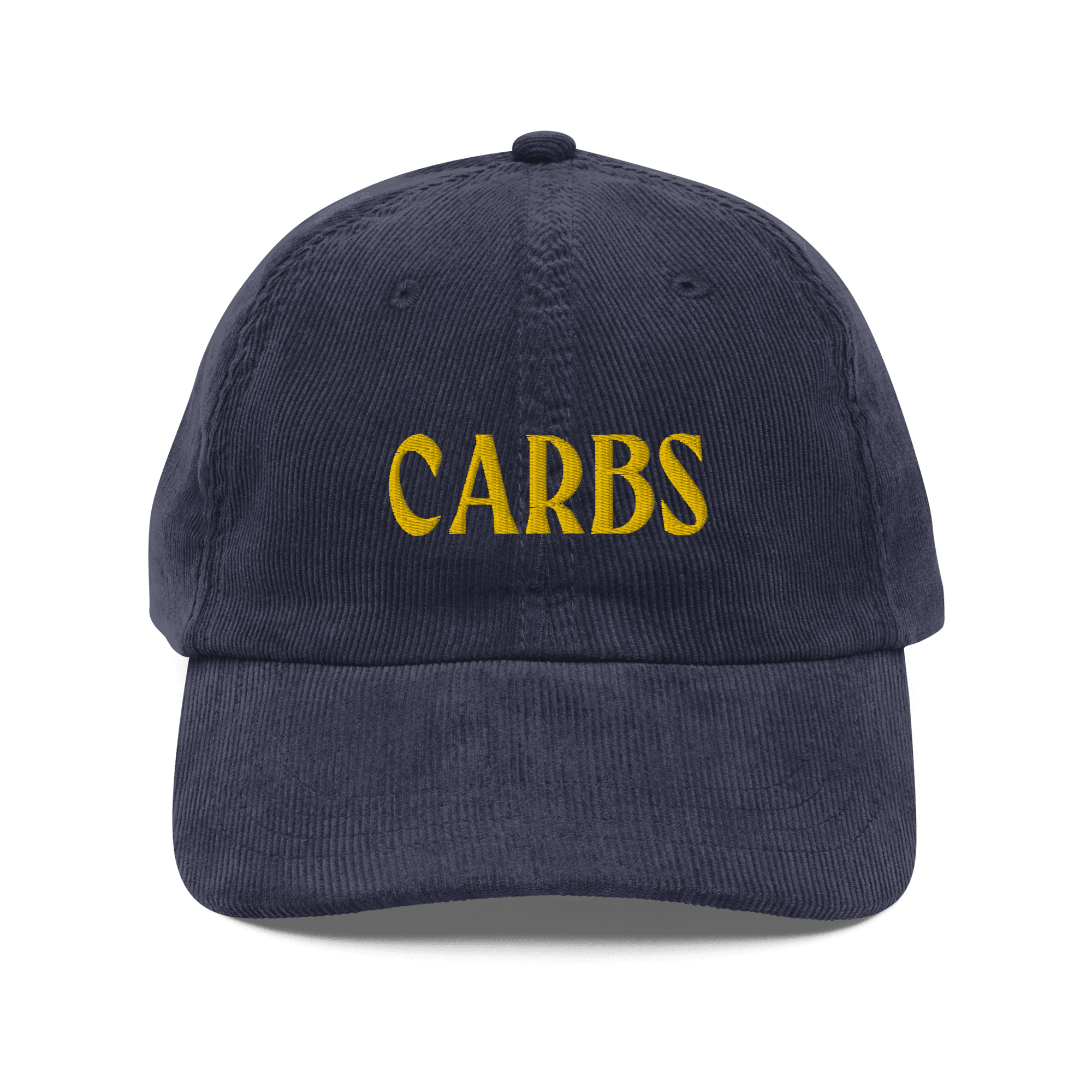 CARBS Embroidered Corduroy Hat - Polychrome Goods 🍊