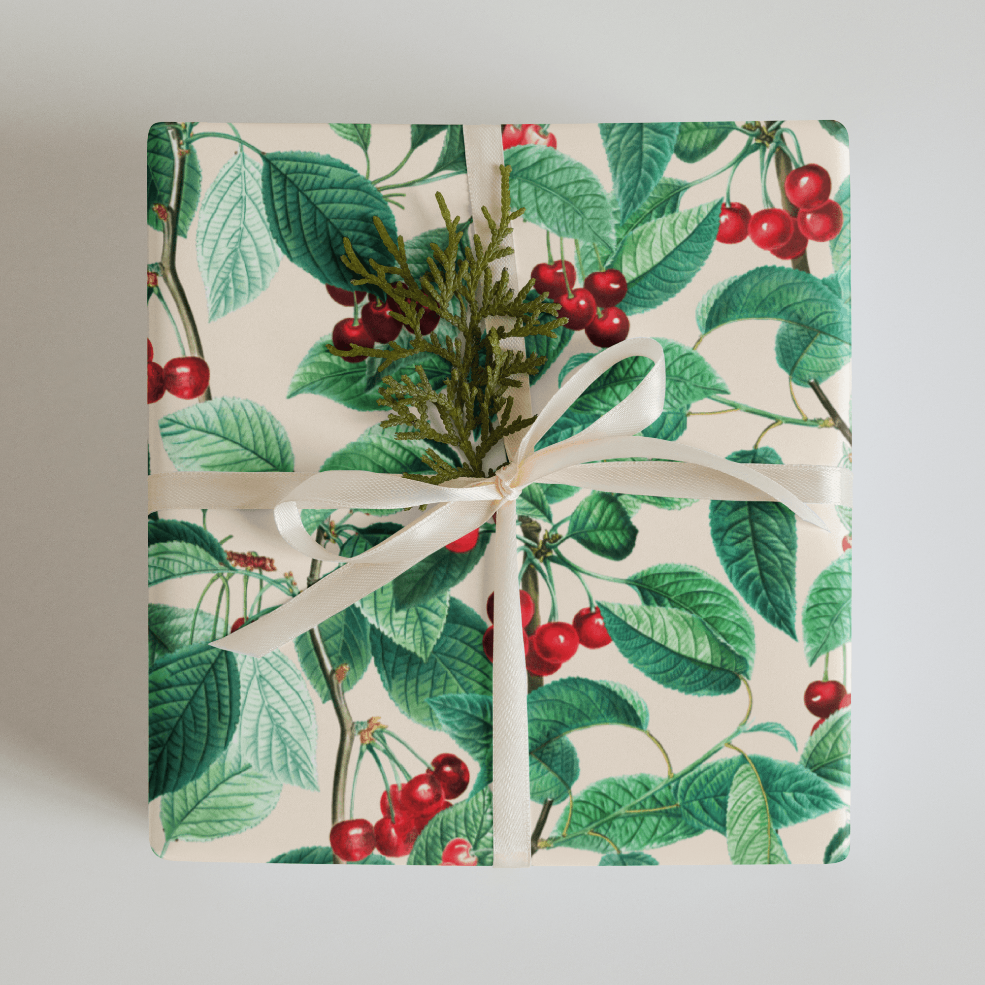 "Cerises" Cherries Wrapping Paper - Polychrome Goods 🍊