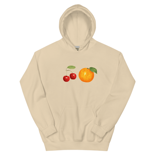 Cherry & Orange Hoodie - Polychrome Goods 🍊