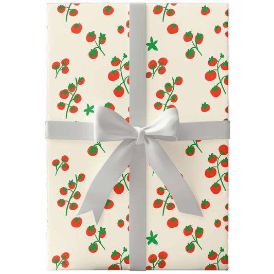 Cherry Tomatoes 🍅 Wrapping Paper - Polychrome Goods