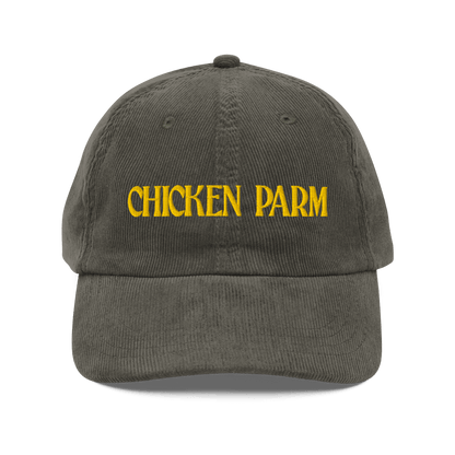 Chicken Parm Embroidered Corduroy Hat - Polychrome Goods 🍊