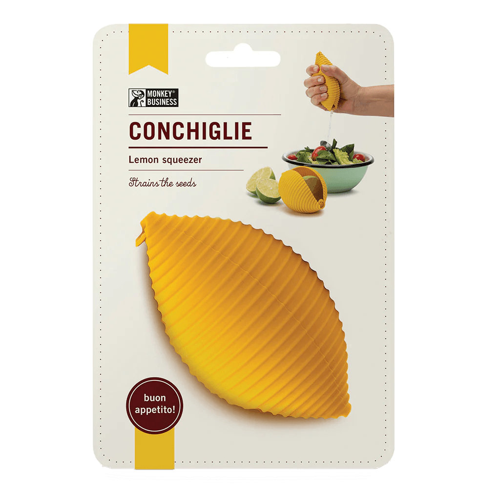 Chonchiglie Pasta-Shaped Silicone Lemon Squeezer - Polychrome Goods 🍊