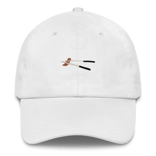 Chopsticks Embroidered Hat