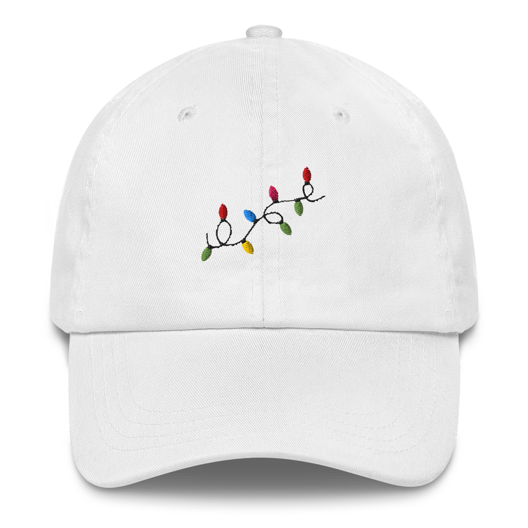 Christmas Lights 🎄 Embroidered Hat - Polychrome Goods