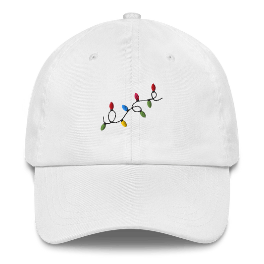 Christmas Lights 🎄 Embroidered Hat - Polychrome Goods