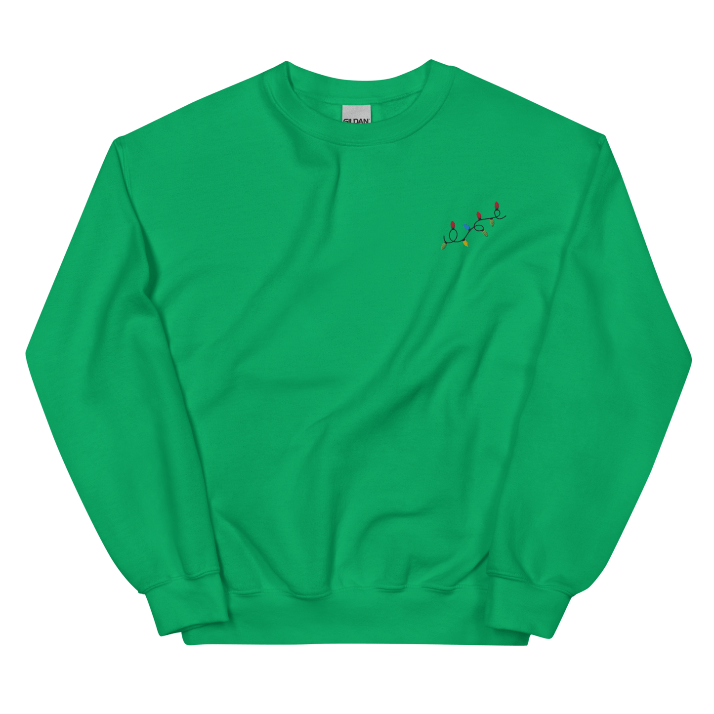 Christmas Lights 🎄 Embroidered Sweatshirt - Polychrome Goods