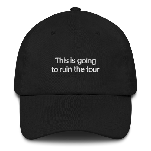 This is going to ruin the tour Embroidered Justin Timberlake Hat