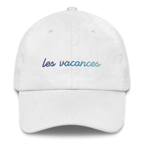 Les Vacances Gradient Embroidered Hat