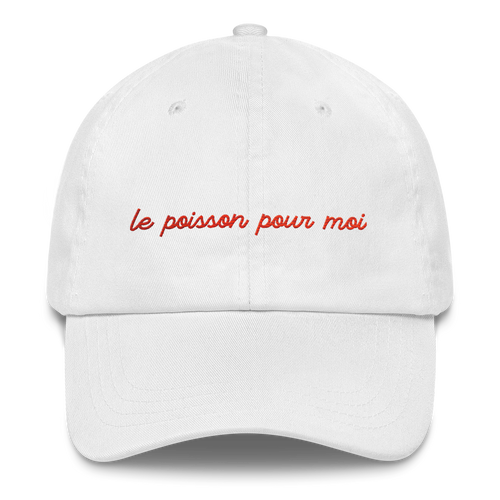Le Poisson Pour Moi Gradient Embroidered Hat