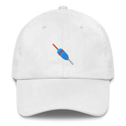 Lobster Buoy Embroidered Dad Hat - Blue/Orange