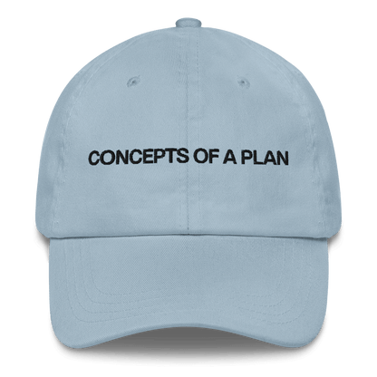 Concepts of a Plan Embroidered Hat - Polychrome Goods 🍊