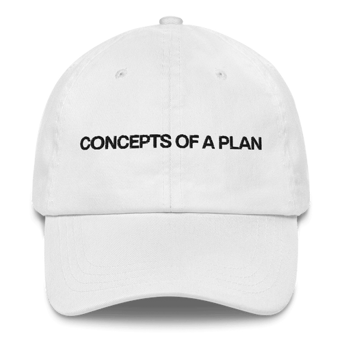 Concepts of a Plan Embroidered Hat