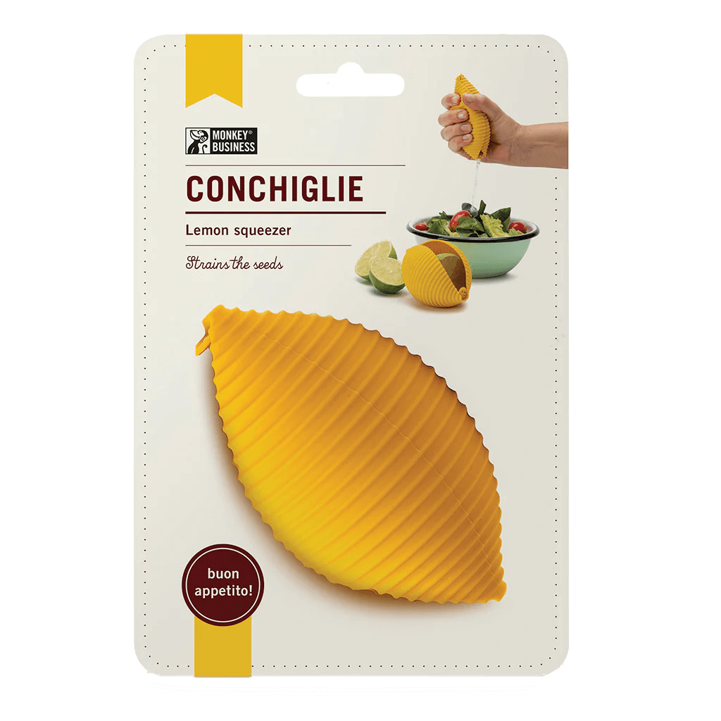 Conchiglie Pasta - Shaped Silicone Lemon Squeezer - Polychrome Goods 🍊