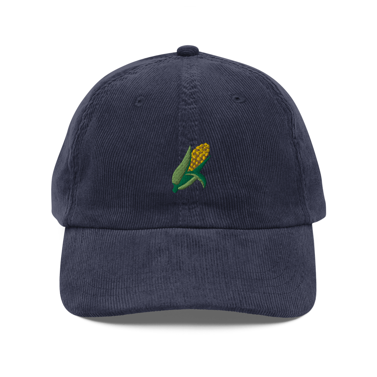 Corn 🌽 Embroidered Corduroy Hat - Polychrome Goods 🍊