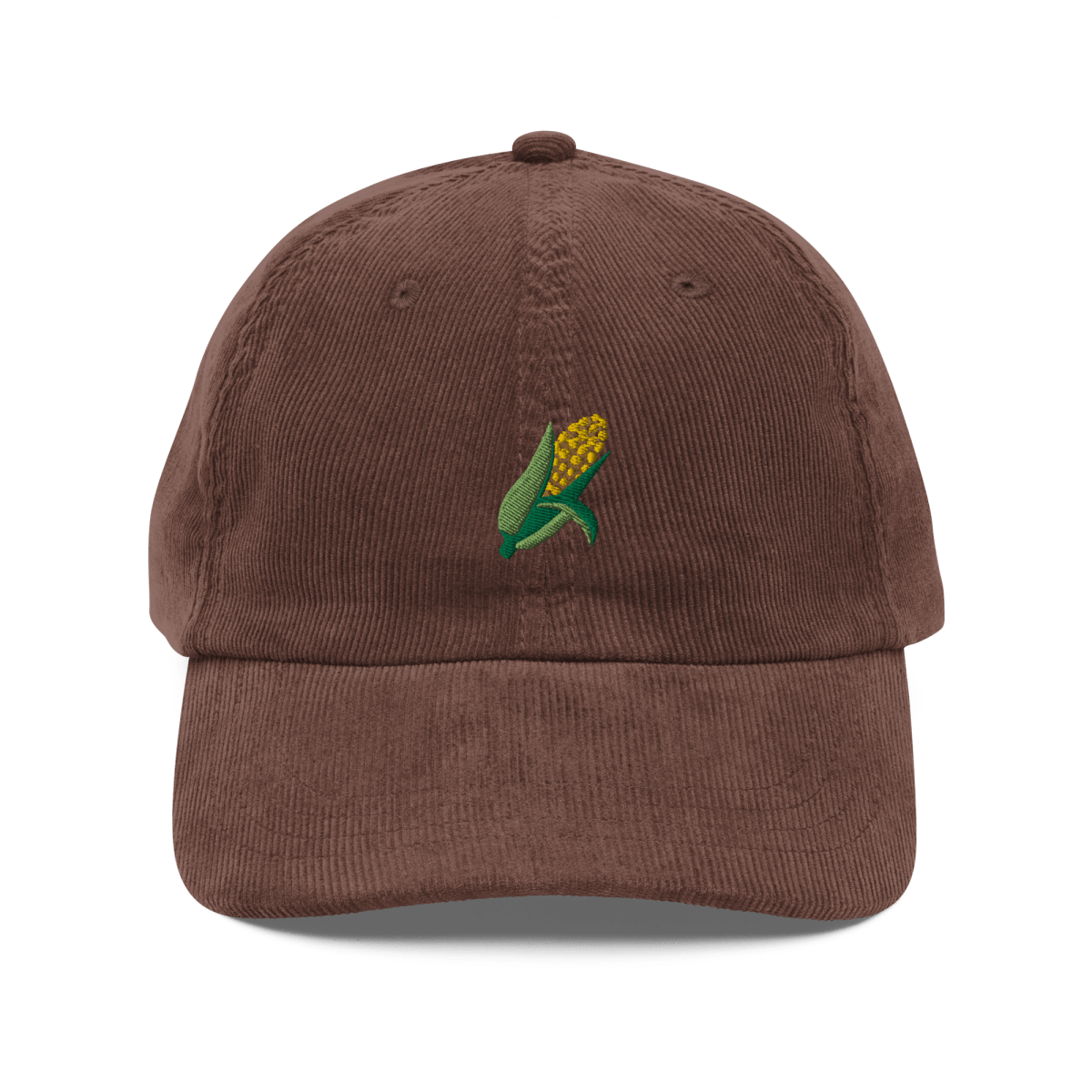 Corn 🌽 Embroidered Corduroy Hat - Polychrome Goods 🍊