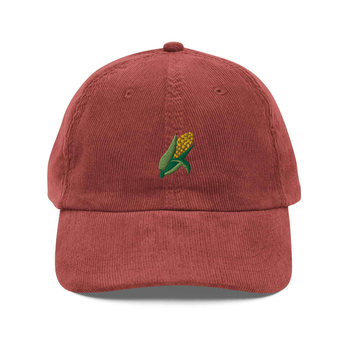 Corn 🌽 Embroidered Corduroy Hat - Polychrome Goods 🍊