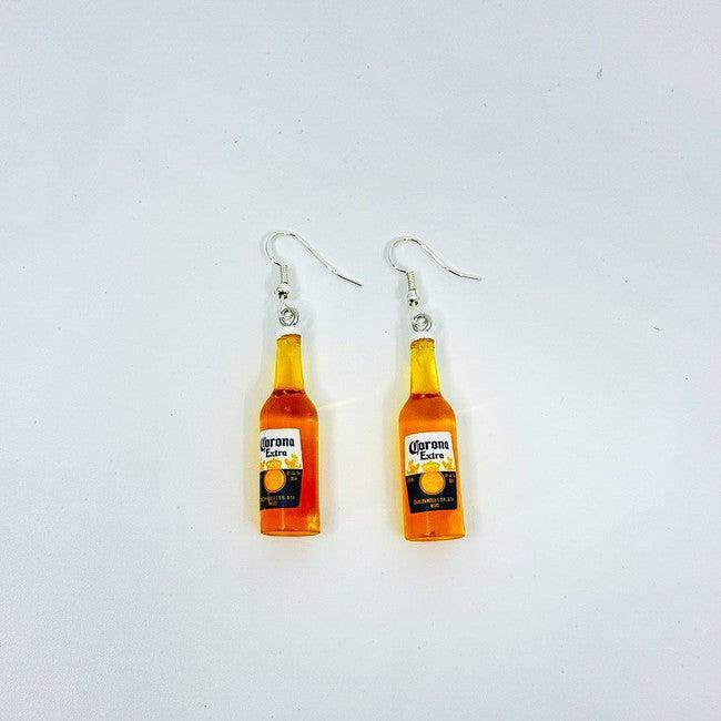 Corona Bottle Earrings Polychrome Goods 🍊